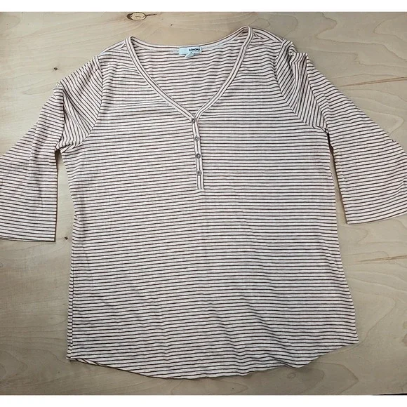 Sonoma Kohls Lot of 3 Women's Short Sleeve Henley Tops XL - Picture 2 of 16